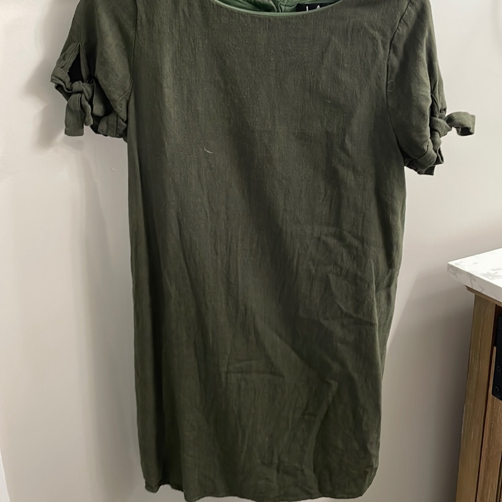 Lulus olive shift dress